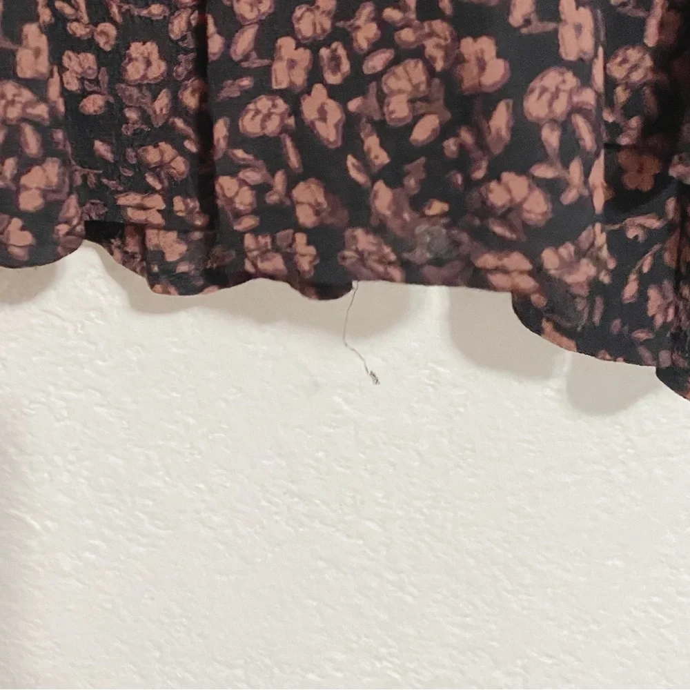Anthropologie Nichola peplum top billowing sleeves size M - Picture 9 of 9